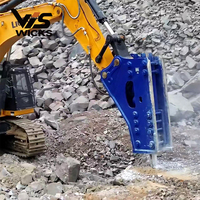 Marteau de démolition robuste Weikeshi, poignée ergonomique bleue, démolition de noyaux de récipients sous pression de 400 kg, 8-10 tonnes, Chine Zhejiang