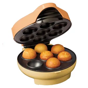 Маленькая вафельница для выпечки тортов с отверстиями в виде пончиков с 25 бамбуковыми палочками