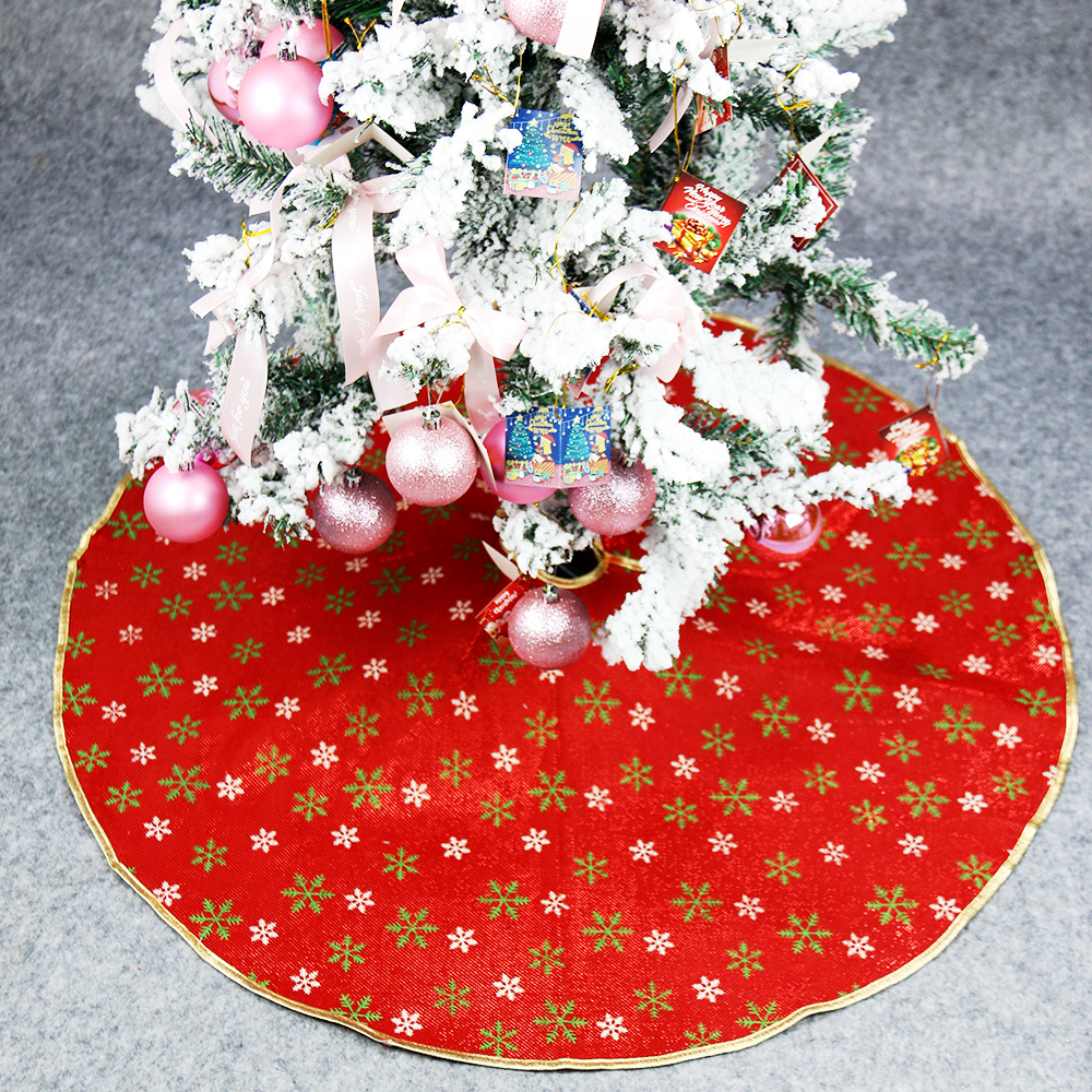 Red Snowflakes 36" Dia