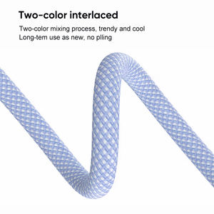 <span class=keywords><strong>Cable</strong></span> USB C 3A 5A, <span class=keywords><strong>cable</strong></span> de datos usb de carga rápida trenzado de PVC tipo c 1M 1,5 M 2M, longitud personalizada para <span class=keywords><strong>samsung</strong></span> - Product Image 3