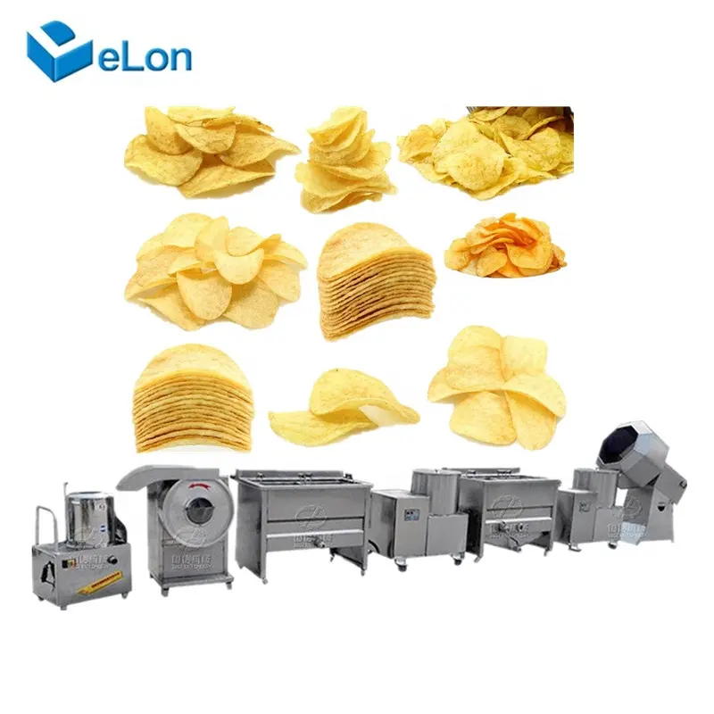 Manufacturer price of full automatic frozen french fries production line