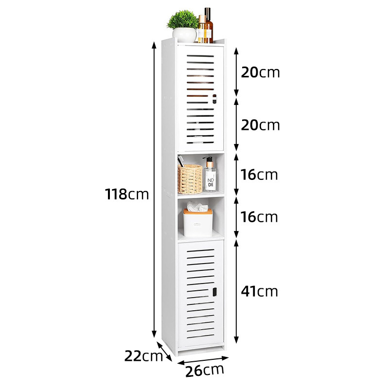 ตู้เก็บของในห้องน้ำ [แบบสองบาน] ขนาด 120 ซม.