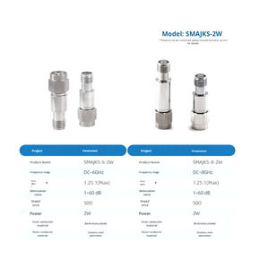 Atténuateur RF 6/8/12/18G 2W/5W/10W 3/10/30/60dB pour tête d'atténuation fixe coaxiale - Product Image 2