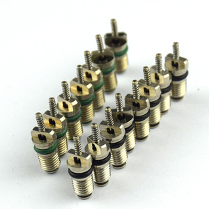 Válvula de aire acondicionado de alta presión R134a sin tubo, de acero inoxidable, válvula de alivio de presión, boca americana - Product Image 2