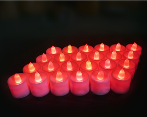 <span class=keywords><strong>Bougies</strong></span> à LED à changement de couleur <span class=keywords><strong>Bougies</strong></span> électriques sans flamme Petite bougie chauffe-plat Lot de 24 - Product Image 5