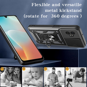 เคสโทรศัพท์กันกระแทกพร้อมห่วงตั้งและฝาครอบกล้องสไลด์สำหรับ Samsung Galaxy xcover 7 Pro / <span class=keywords><strong>M62</strong></span> / M55 / M54 / M53 / M52 5g - Product Image 4