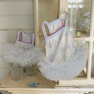 Hi Kitty shimmering ballet skirt, summer thin, breathable, cute <b>clothes</b> for <b>cats</b> and dogs, Teddy, Bichon Frise, and small dog - Product Image 3