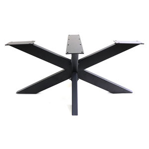 Bảng căn cứ công nghiệp hiện đại Vòng nhà hàng x Chân thép đúc khung sắt Cà phê ăn uống kim loại bảng căn cứ cho bảng - Product Image 6