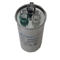 Condensateurs 45/5 UF 370/440 VAC CBB65 circulaires à double fonction pour climatiseurs, pompes à chaleur et condenseurs