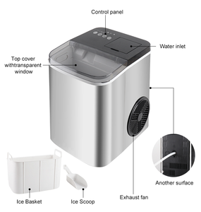 Factory-Priced Stainless Steel Portable <b>Ice</b> Maker Home Use <b>Ice</b> Scoop First <b>Ice</b> 8 Minutes Produces Both Cube Intelligent - Product Image 5