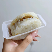 Grocery Instant Prepared Food Onigiri Rice Ball Meal Ready-to-Eat Rice Burger Fast Pre-prepared Halal Food
