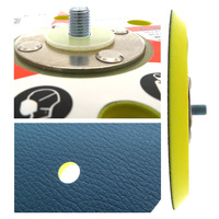 Plateau de support rond de 6 pouces pour ponceuse pneumatique PSA avec 6 trous, filetage 5/16-24T, plaque de polissage auto-adhésive pour le bois et le métal