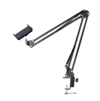 Long bras réglable bureau lit canapé Fix métal téléphone portable tablette support de support