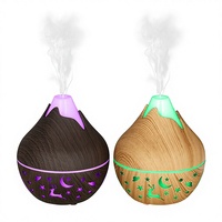 Mini humidificateur ultrasonique en plastique de 200 ml, design portable, lumières colorées, fonctionnement silencieux, USB, aromathérapie, purificateur d'air