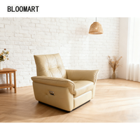 Moderner Single Recliner Sofas tuhl Ausziehbare Funktion Power Kunstleder für Wohnzimmer möbel