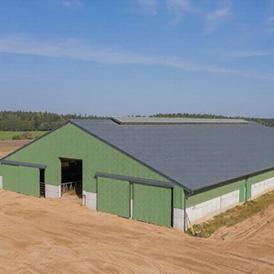 Prefabricated Steel Structure <strong>Cattle</strong> House For Dairy Cow Shed Farm Building With 3D Design Modern Farmhouse Livestock Barn - Product Image 2