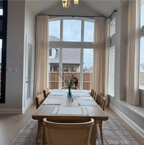 Elegante Tenda in <span class=keywords><strong>Lino</strong></span> <span class=keywords><strong>Naturale</strong></span> con Motivo a Onde per Hotel - Product Image 2