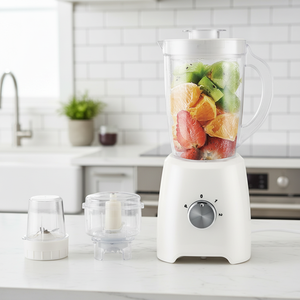 Mini Licuadora Eléctrica Portátil 3 en 1, 4 Cuchillas, 2 Velocidades, Capacidad de 1.6L, Exprimidor de Frutas Multifuncional, Preparador de Smoothies para el Hogar - Product Image 4