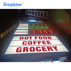 De gas de pie estación electrónica pilón signo junta de energía solar publicidad estación de gas Pilar de señalización - Product Image 5