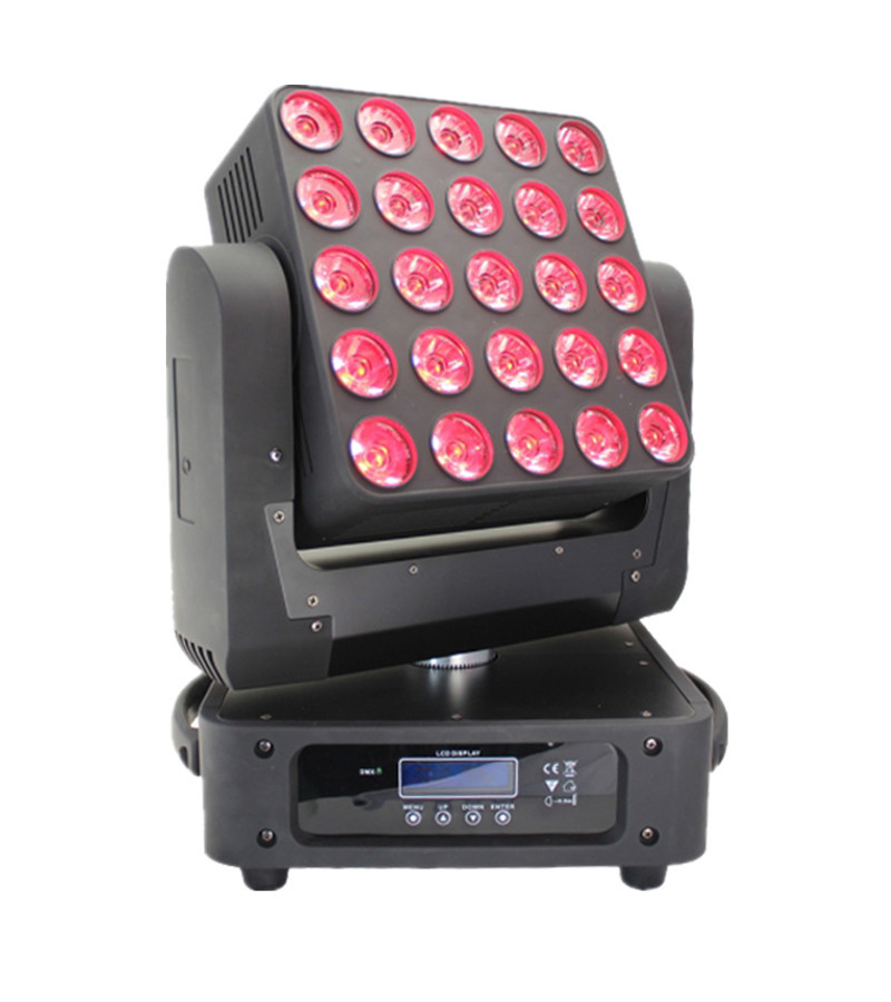 Club Lights Disco Led Pixel 5x5 25x12w RGBW 4in1 Led matrix Moving Head Led matrix Beam 25x12w
