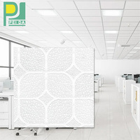 Placas de Techo Laminadas de PVC, Blancas Lisas, de Yeso, 595X595