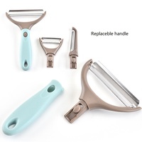 Bestseller Multi-Functionele Groente En Fruit Dunschiller Set Van 3