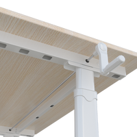 Escritorio Ajustable Manualmente H2 Sin Motor, Patas de Escritorio Ajustables en Altura, Mesa de Oficina Moderna para Computadora