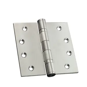 Modern Design 2BB Ball Bearing Stainless Steel Butt Hinge Satin Finish Wooden Door Closing Hinge for Steel Doors from Supplier