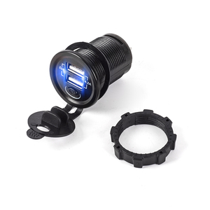 Chất lượng cao 12V 24A kép USB Car Charger chuyển đổi Loại 18 Wát Công suất đầu ra PD 3.0 Chức năng chống cháy OTP bảo vệ ABS sản xuất Trung Quốc - Product Image 4