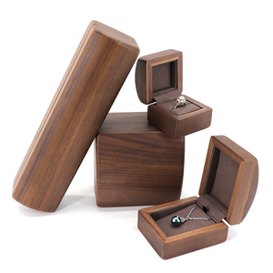 Factory Luxury Vintage Custom Mahogany Wooden <strong>Jewelry</strong> <strong>Box</strong> for Ring Necklace - Product Image 1