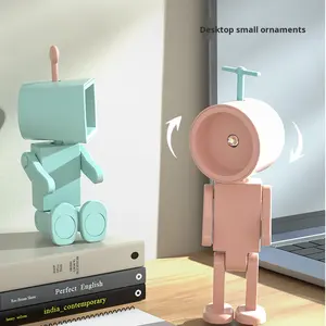 Moderne Mini Led Batterij Aangedreven Nachtlampje Voor Robot Boek Lichtmagneet Warm Wit Sfeer Bureau Ornament Woonkamer - Product Image 3