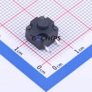 K2-1843SP-H4SW-02 Tactile Switch SMD Switch ( Operating Force: 2.5N )( Mounting Type: Vertical Mount )( Switch Length: 8mm ) - Product Image 1