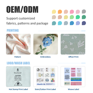 Wholesale Custom 4-Layer Soft Newborn Baby Woven Animal/Solid Pattern Swaddle <strong>Muslin</strong> Blanket for Baby Sleeping - Product Image 6