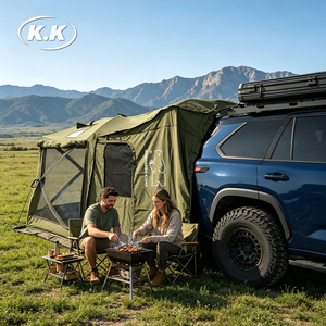 Tente de camping pop-up Kawagebo <span class=keywords><strong>Kamp</strong></span> (KK) pour SUV, abri de hayon pour les aventures en famille en plein air et les voyages en fourgonnette/jeep - Product Image 6