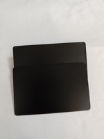 Carte de membre professionnelle NFC RFID en acier inoxydable et laiton de luxe CLF, noir mat, puce NTAG216 13,56 MHz, épaisseur 0,8 mm, impression Slikprinting