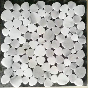 Baldosa de mármol blanco y cristal, mesa de mármol para uso en encimera, piscina alrededor de la placa, losas para suelo, gran oferta - Product Image 5