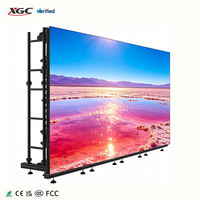 Mur vidéo LED couleur complet 3*2m, boîtier 500x1000, écrans LED intérieur/extérieur pour toile de fond d'événements de grande envergure.