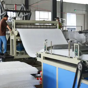 Extrusores de plástico, máquina de fabricación de colchón de aire, línea de producción de colchón POE de polímero