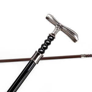 ไม้เท้าลาย Bloodborne แบบมีด้ามจับรูปตัว T พร้อมปลายโลหะเคลือบเงาสีดำ สำหรับตกแต่งในเกม - Product Image 1