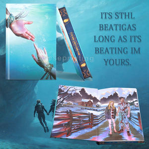 Bespoke Hardback Book Printing Stenciled Edges Digital Fore-edge <b>Painting</b> Luxury Fiction Book Manufacturer Glossy Lamination - Product Image 4
