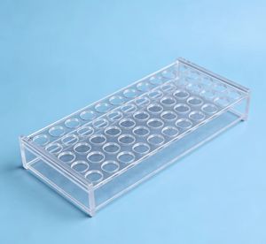 3ML transparante kubus reageerbuisstandaard voor flessenrek met 50 gaten - Product Image 1