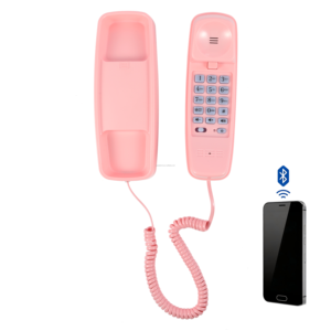 <span class=keywords><strong>Téléphone</strong></span> rétro Bluetooth de style vintage avec fonction mains libres et assistant vocal, rechargeable par USB-C - Product Image 1