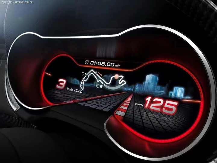Digital Cluster Virtual Cockpit Screen for Audi TT 2009-2016