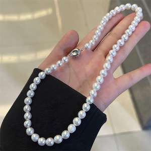 Collier <span class=keywords><strong>de</strong></span> perles baroques d'eau douce en <span class=keywords><strong>argent</strong></span> sterling 925 plaqué <span class=keywords><strong>or</strong></span> 14 carats pour la vente en gros GPN25 - Product Image 4