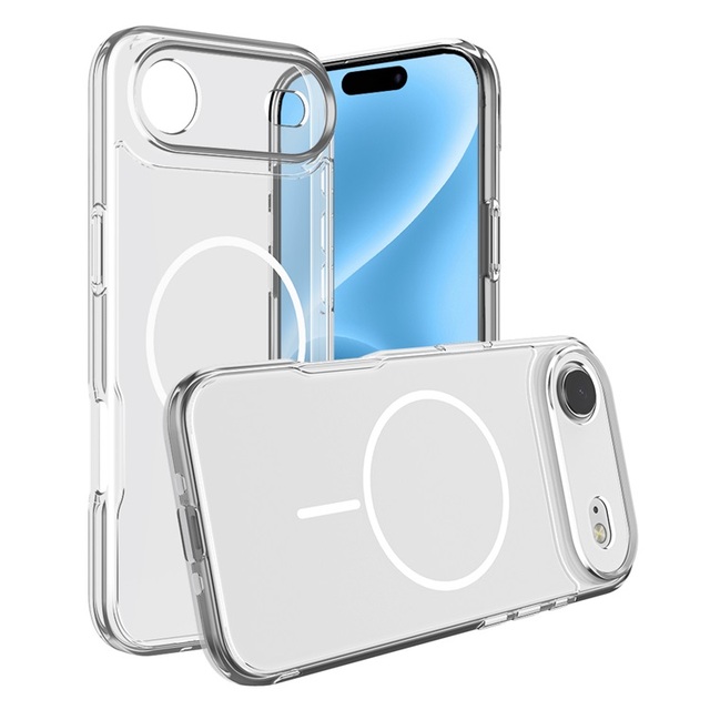 Clear Anti-Yellow Shockproof Magnetic Charging Phone Protector Case Cover for iPhone 17 Air Mobile Phone Cases