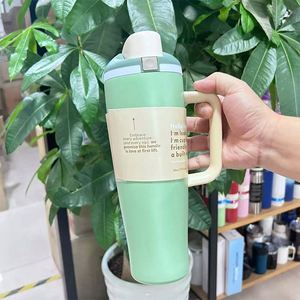 New for Style Insulated Cup <b>Large</b> Capacity 304 Stainless Steel Water Bottle Outdoor Vacuum Sports 6-12 Hours Thermal - Product Image 4