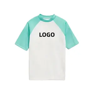 Заводская услуга OEM, сублимационная компрессионная рубашка с принтом, топ для серфинга, с длинным коротким рукавом, с пользовательским логотипом, UV Rashguard