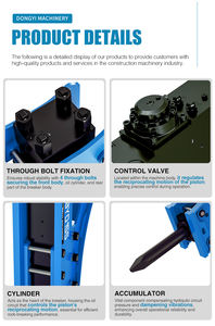 Маленький экскаватор каменная дробилка тяжелое гидравлическое приспособление для выключения - Product Image 5