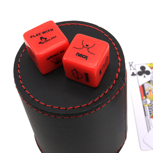 Fábrica personalizada diversión erótica sexo <span class=keywords><strong>dados</strong></span> rojo acrílico 18mm patrón de impresión juego fecha noche <span class=keywords><strong>dados</strong></span> - Product Image 2