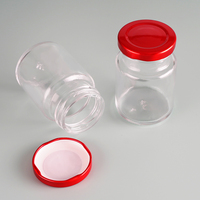 Bouteille scellée en gros de 100 ml, pot à fruits transparent, bouteille de sauce chili, bouteille en verre pour nid d'oiseau, récipient avec couvercle
